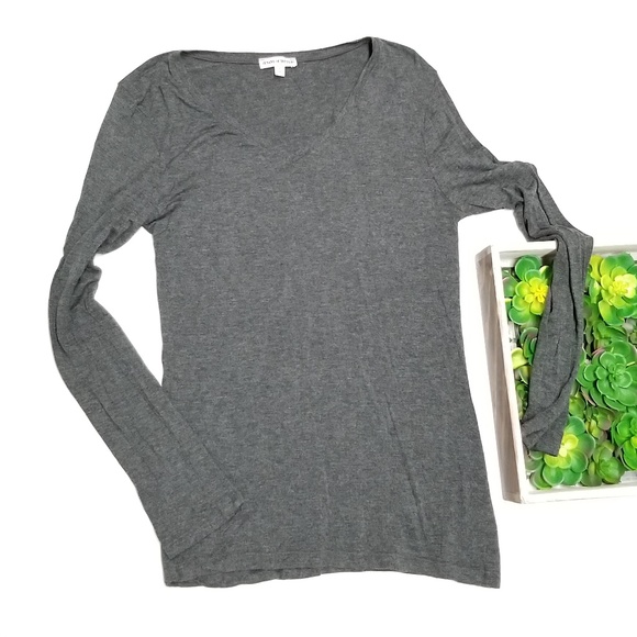 Zenana Outfitters Tops - Zenana Outfitters Gray Longsleeve top O2